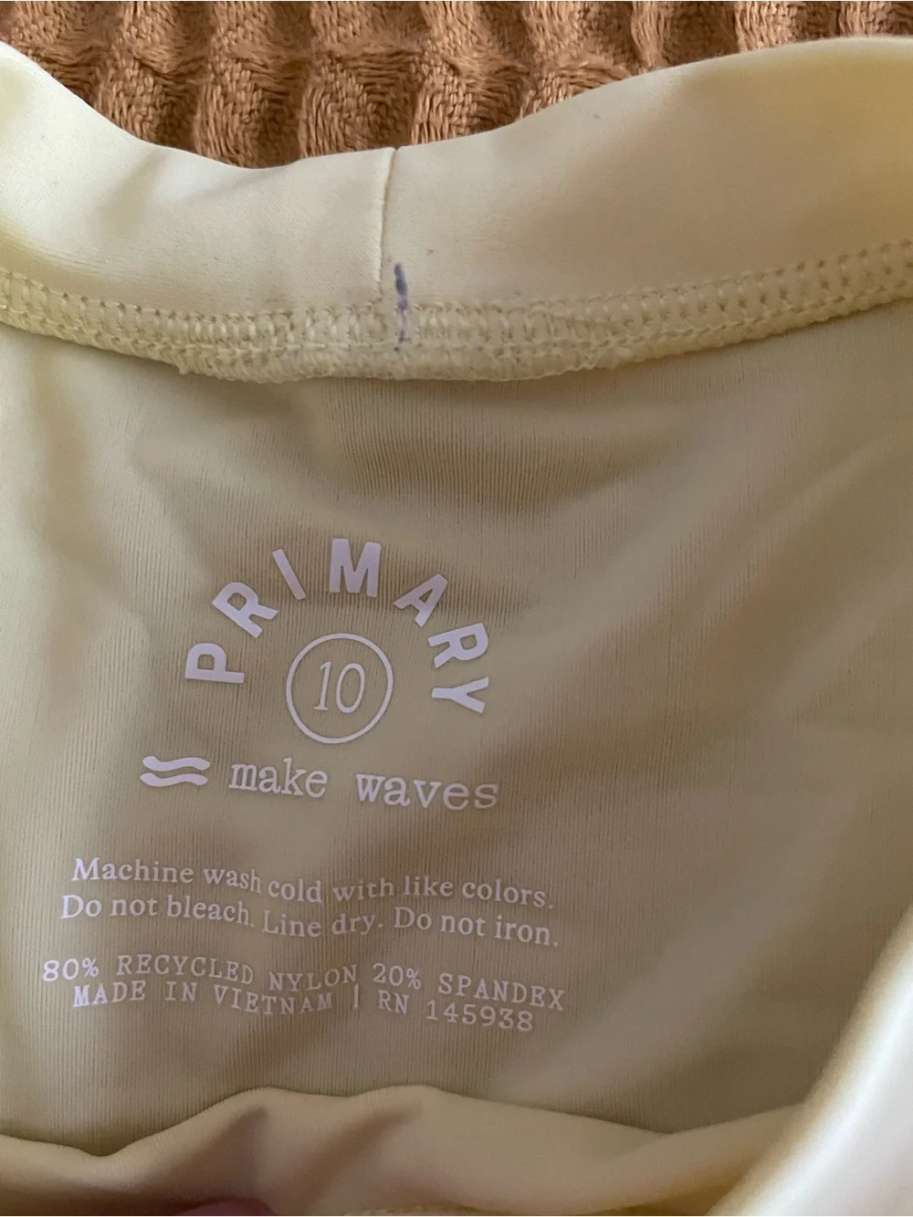 Primary Swim Shirt Size 10